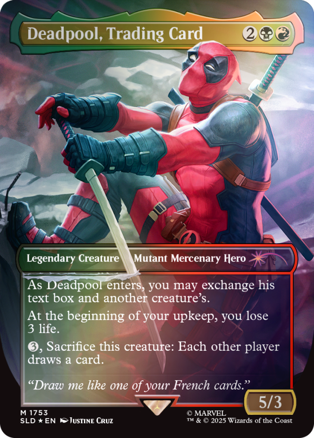 Secret Lair x Marvel's Deadpool Foil Edition