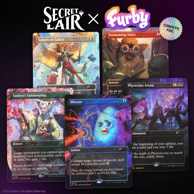 Secret Lair x Furby: Furbys: The Gathering Confetti Foil Edition