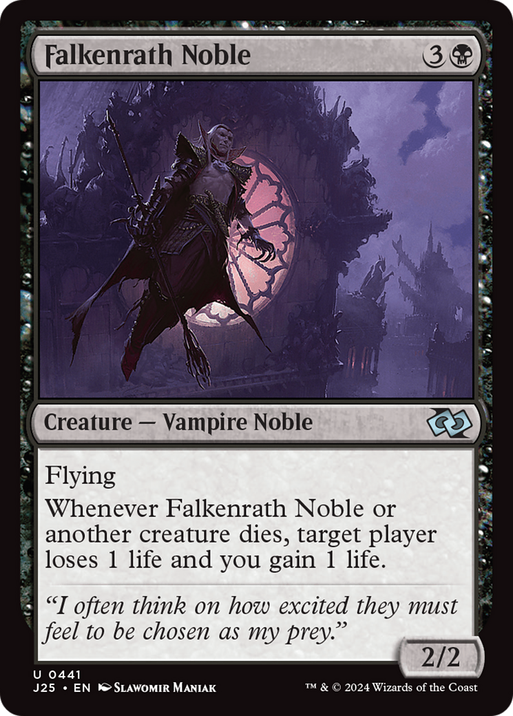 Falkenrath Noble [Foundations Jumpstart] | The Clever Kobold