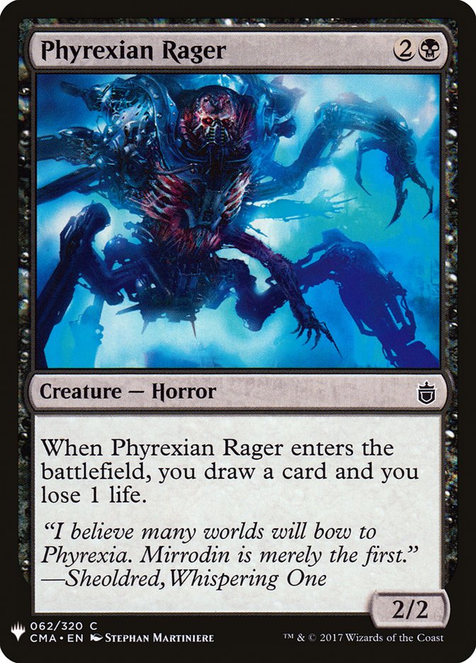 Phyrexian Rager [Mystery Booster] | The Clever Kobold