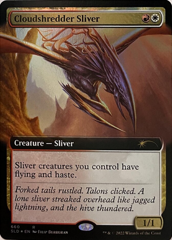 Cloudshredder Sliver (Extended Art) [Secret Lair Drop Promos] | The Clever Kobold