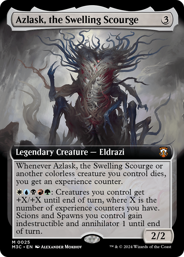 Azlask, the Swelling Scourge (Extended Art) [Modern Horizons 3 Commander] | The Clever Kobold