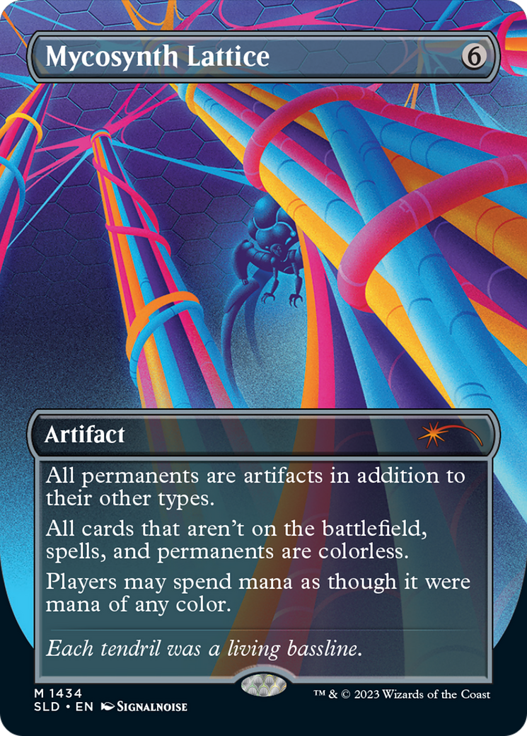 Mycosynth Lattice (Rainbow Foil) [Secret Lair Drop Series] | The Clever Kobold