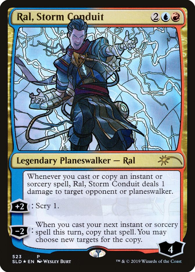 Ral, Storm Conduit (Stained Glass) [Secret Lair Drop Promos] | The Clever Kobold