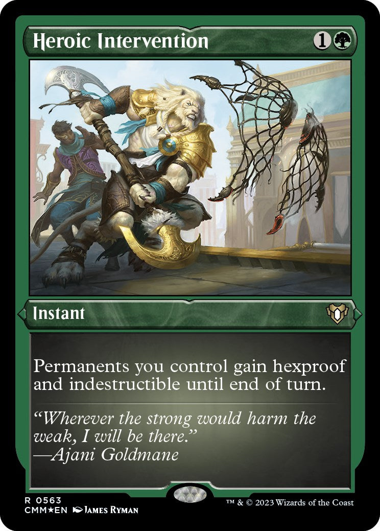 Heroic Intervention (Foil Etched)