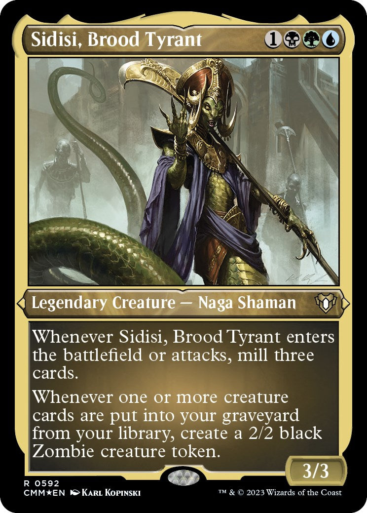 Sidisi, Brood Tyrant (Foil Etched) [CMM - 592]