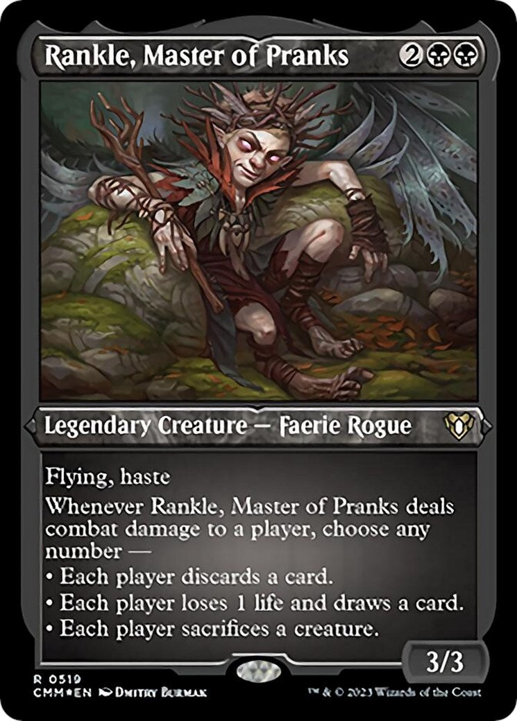 Rankle, Master of Pranks (Foil Etched) [CMM - 519]