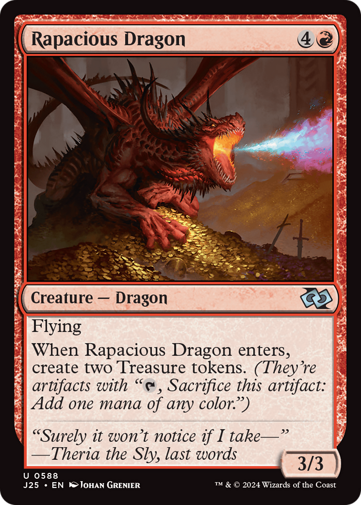 Rapacious Dragon [Foundations Jumpstart] | The Clever Kobold