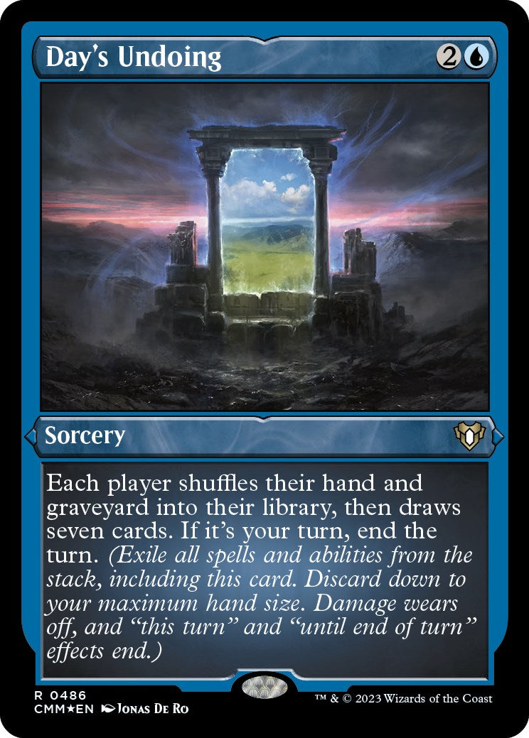 Day's Undoing (Foil Etched)