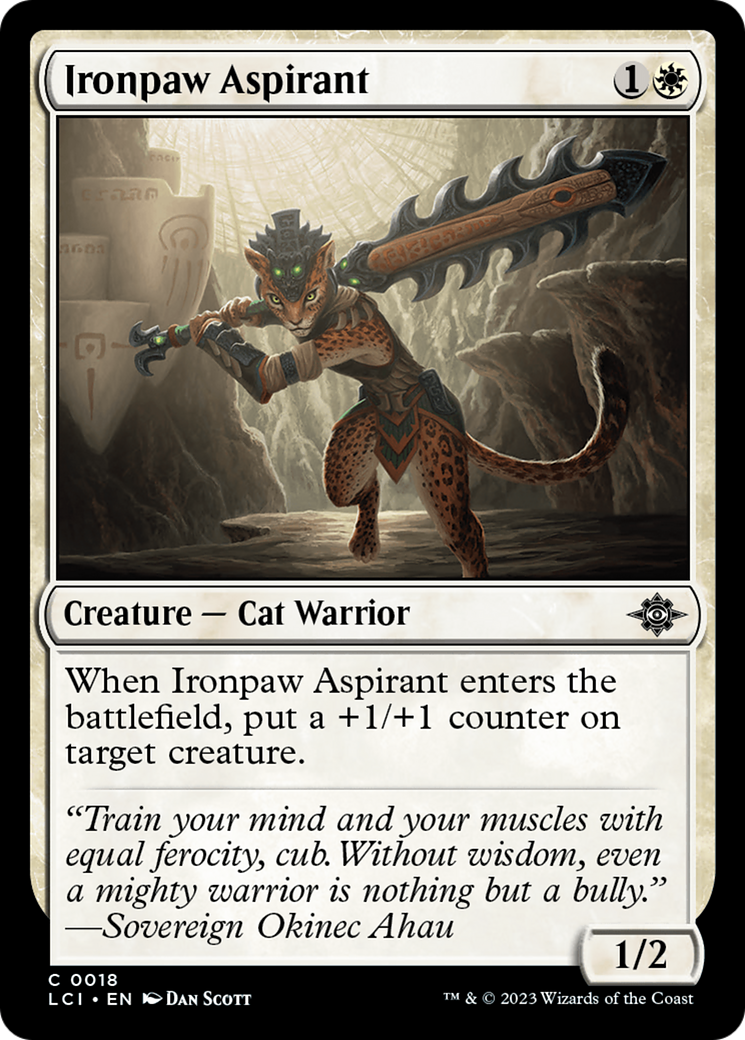 Ironpaw Aspirant [The Lost Caverns of Ixalan] | The Clever Kobold