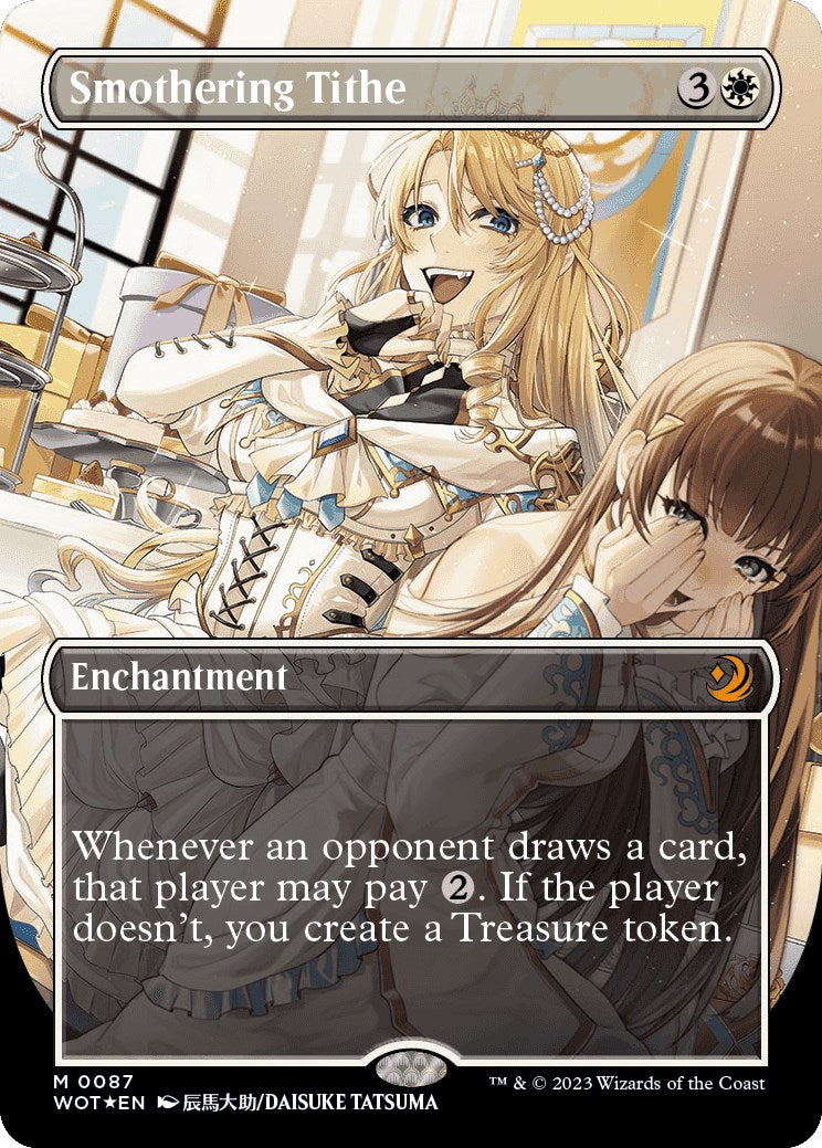 Smothering Tithe (Anime Borderless) (Confetti Foil) [WOT - 87]