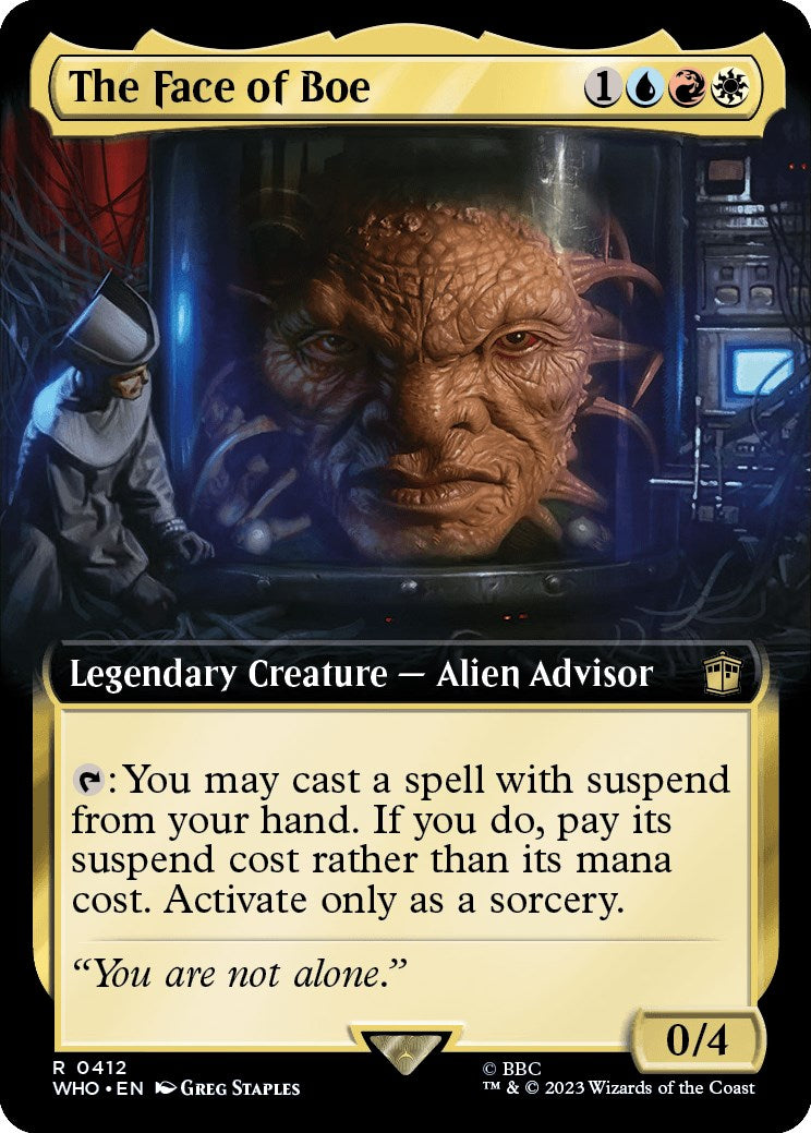 The Face of Boe (Extended Art) [WHO - 412]