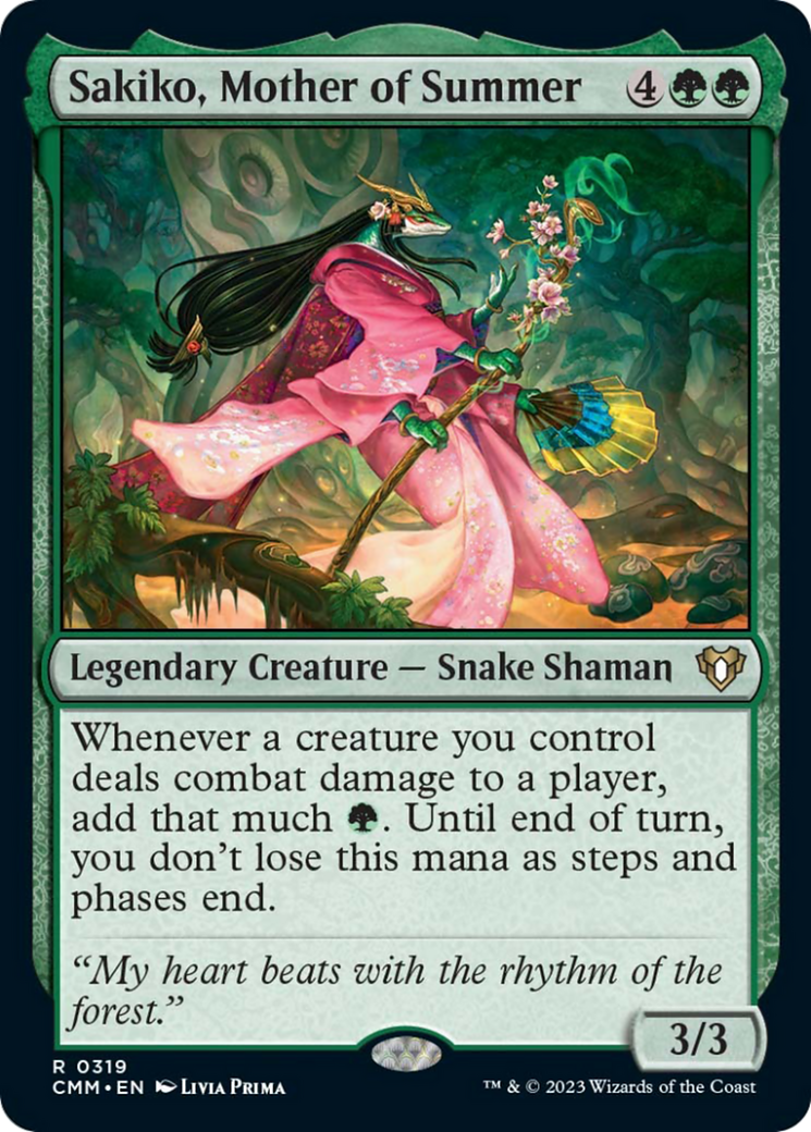 Sakiko, Mother of Summer [Commander Masters] | The Clever Kobold