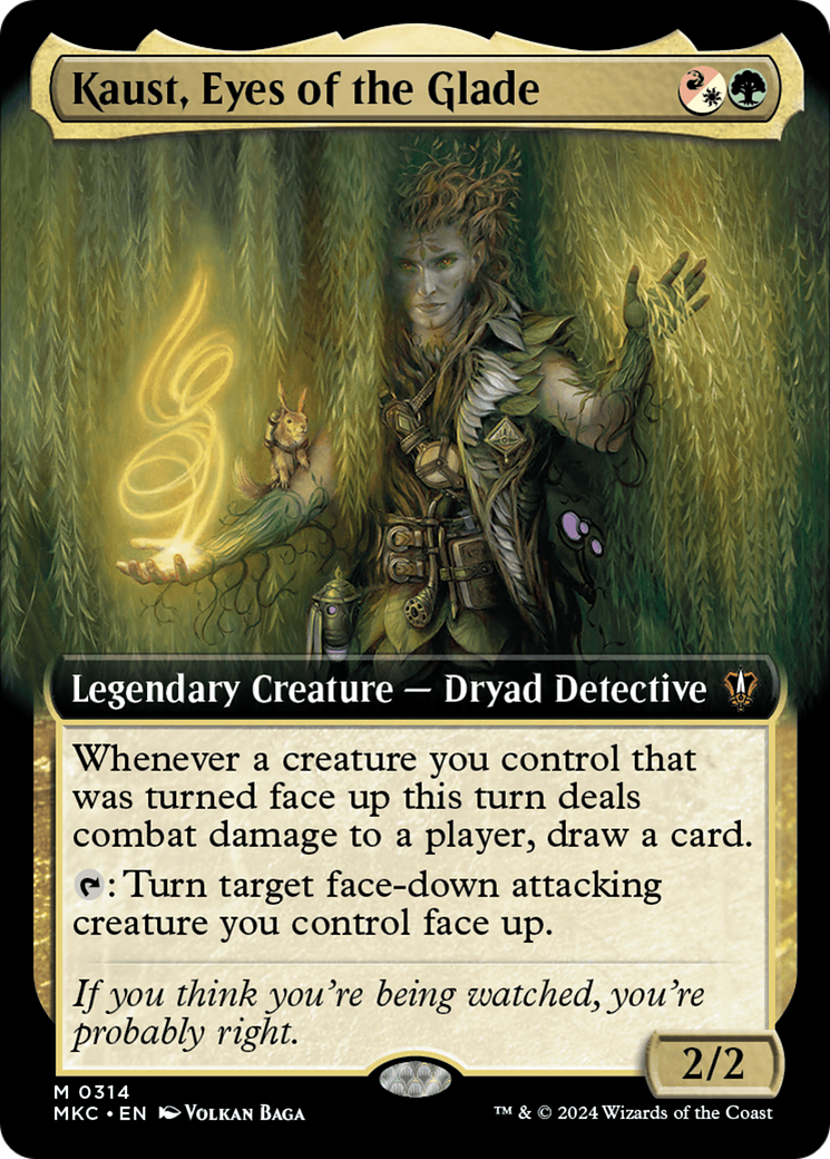 Kaust, Eyes of the Glade (Extended Art) [Murders at Karlov Manor Commander] | The Clever Kobold