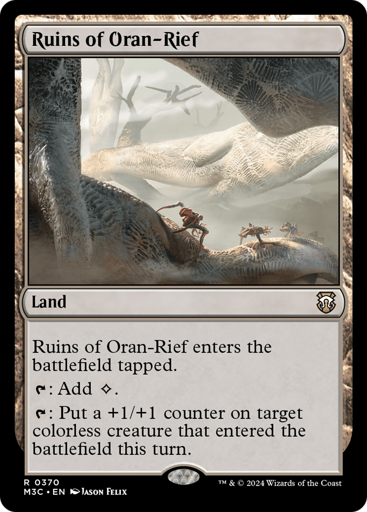 Ruins of Oran-Rief (Ripple Foil) [Modern Horizons 3 Commander] | The Clever Kobold