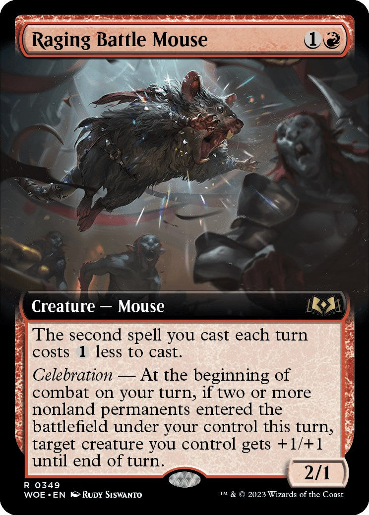 Raging Battle Mouse (Extended Art) [WOE - 349]