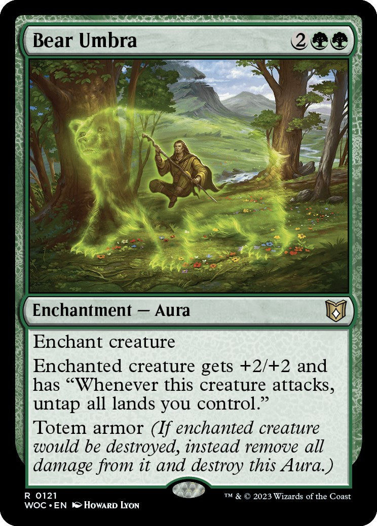 Bear Umbra [Wilds of Eldraine Commander] | The Clever Kobold