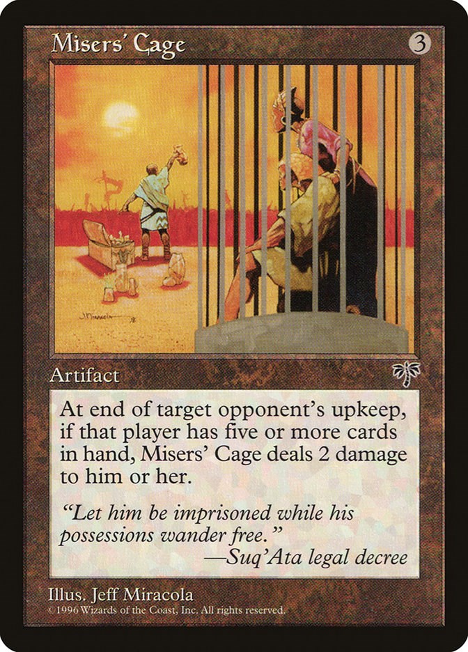 Misers' Cage [MIR - N/A]