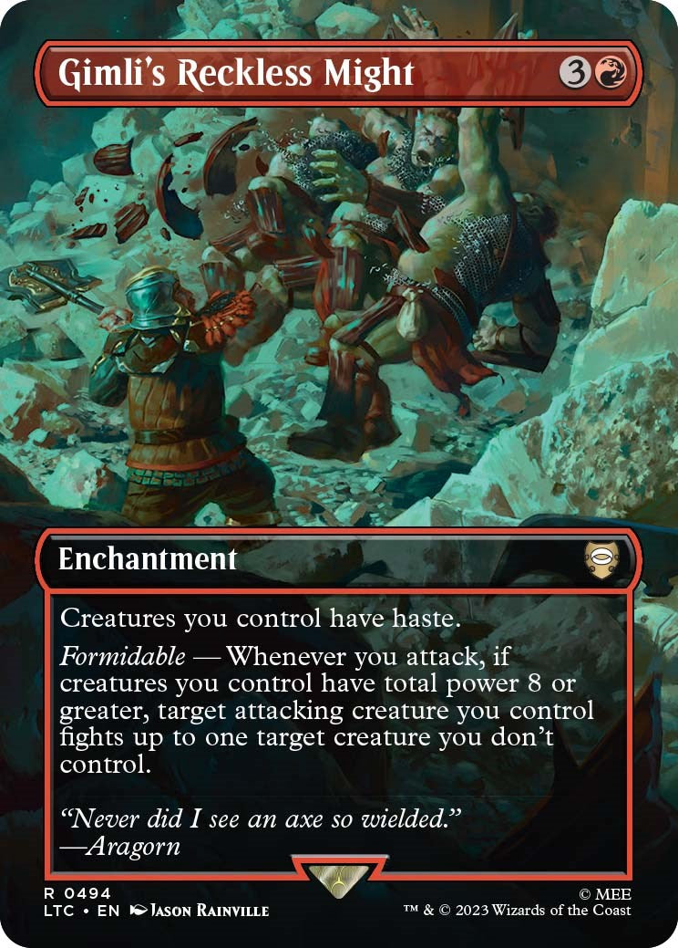 Gimli's Reckless Might (Borderless) [LTC - 494]