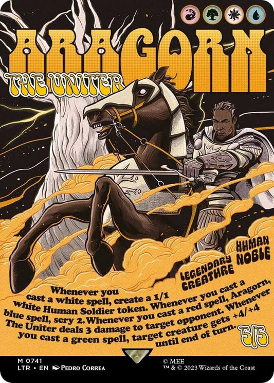 Aragorn, the Uniter (Borderless Poster)