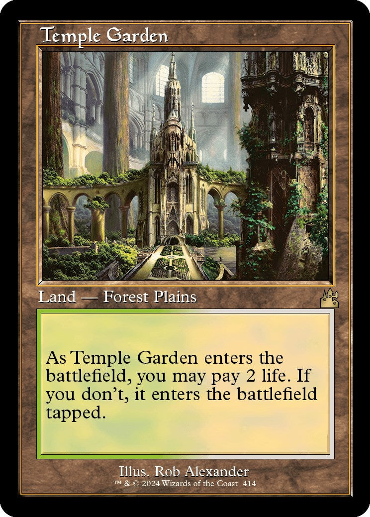 Temple Garden (Retro Frame) [RVR - 414]