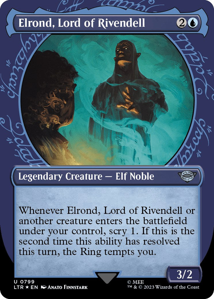 Elrond, Lord of Rivendell (Showcase) (Surge Foil) [LTR - 799]