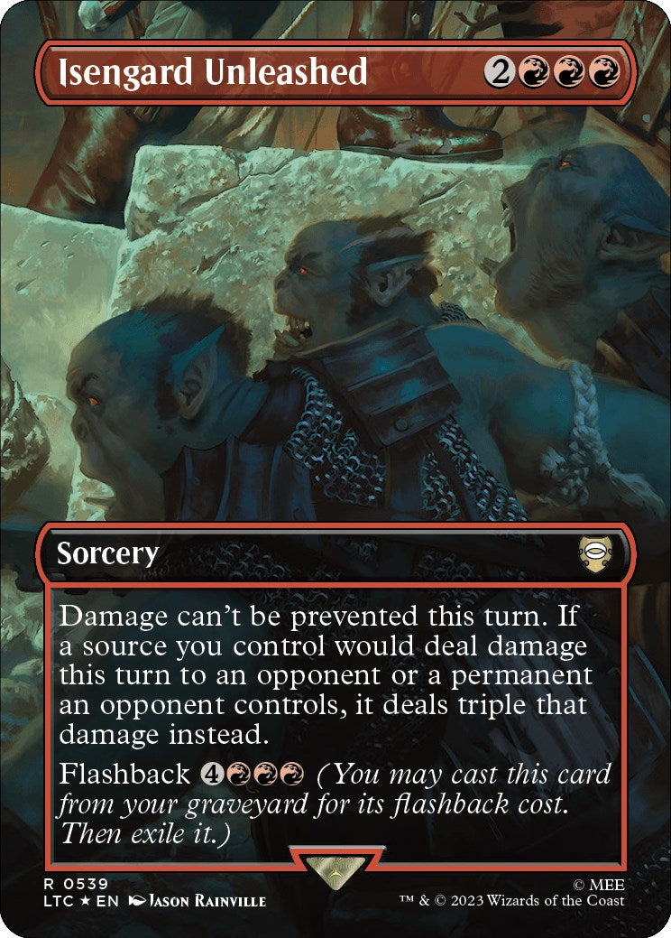 Isengard Unleashed (Borderless) (Surge Foil)