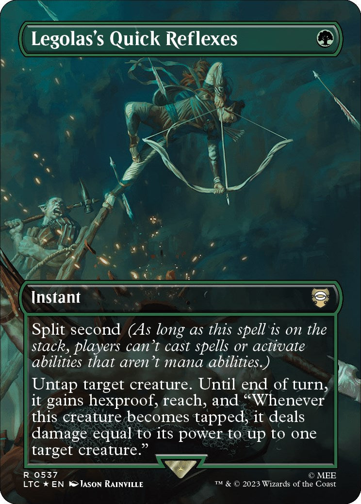 Legolas's Quick Reflexes (Borderless) (Surge Foil) [LTC - 537]