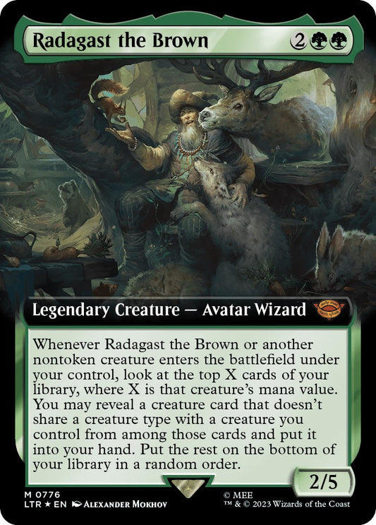 Radagast the Brown (Extended Art) (Surge Foil)