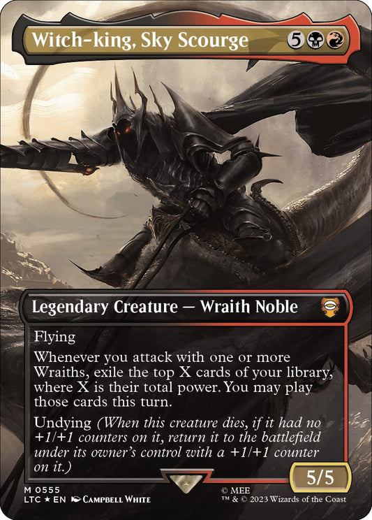 Witch-king, Sky Scourge (Borderless) (Surge Foil)
