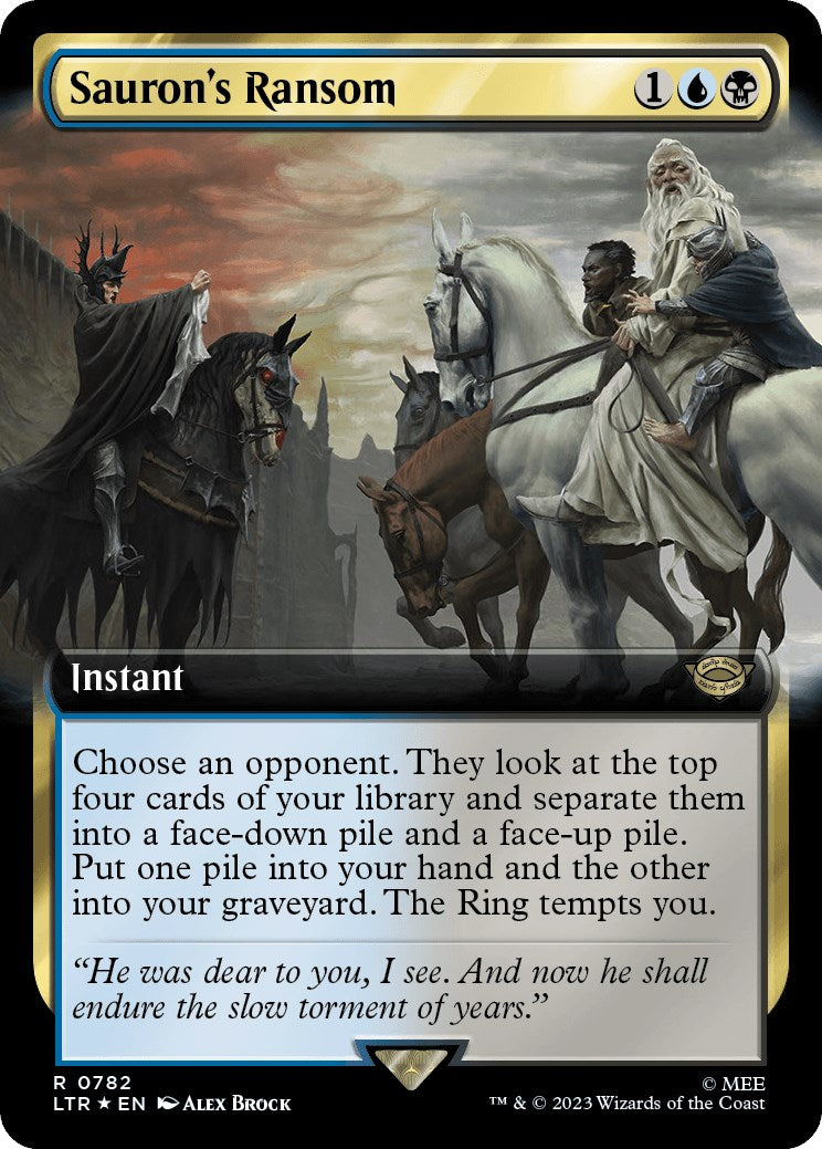 Sauron's Ransom (Extended Art) (Surge Foil)