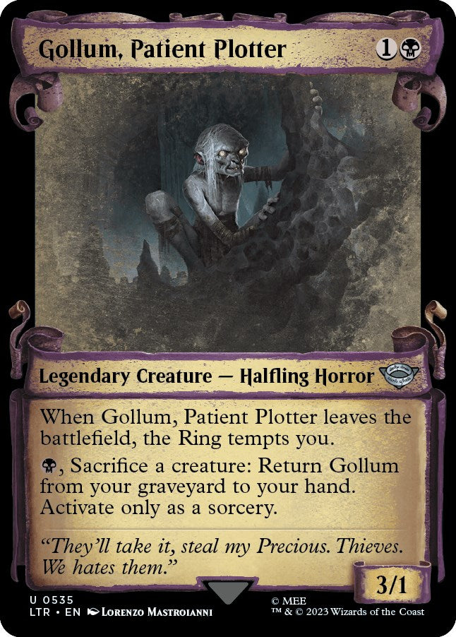 Gollum, Patient Plotter (Showcase Scrolls) [LTR - 535]