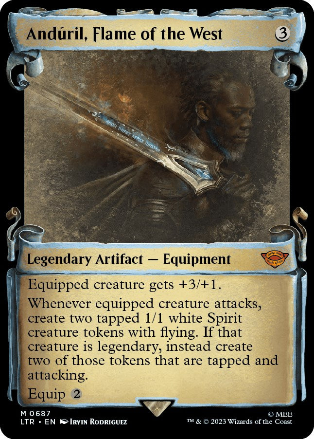 Anduril, Flame of the West (Showcase Scrolls) [LTR - 687]