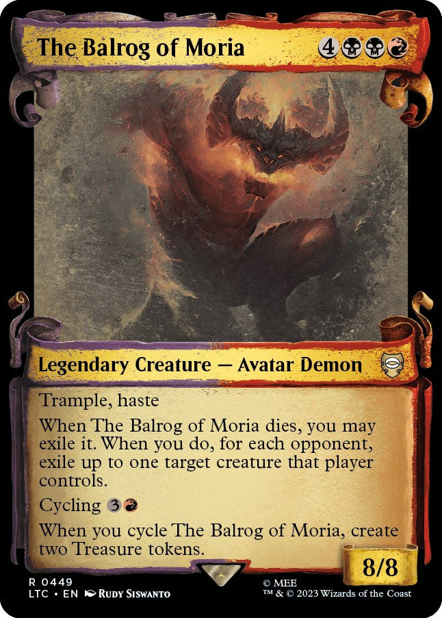 The Balrog of Moria (Showcase Scrolls) [LTC - 449]