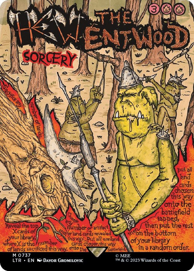 Hew the Entwood (Borderless Poster) [LTR - 737]
