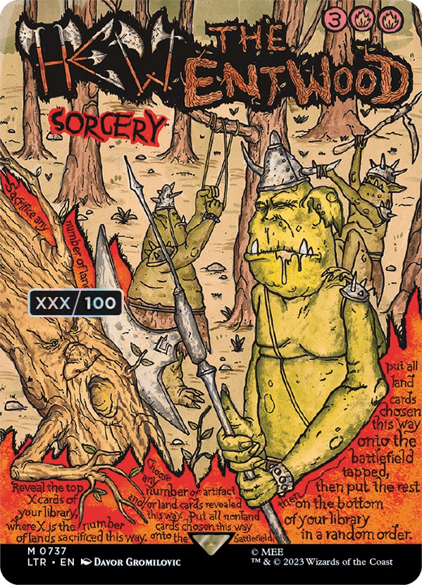 Hew the Entwood (Borderless Poster) (Serialized) [The Lord of the Rings: Tales of Middle-Earth] | The Clever Kobold