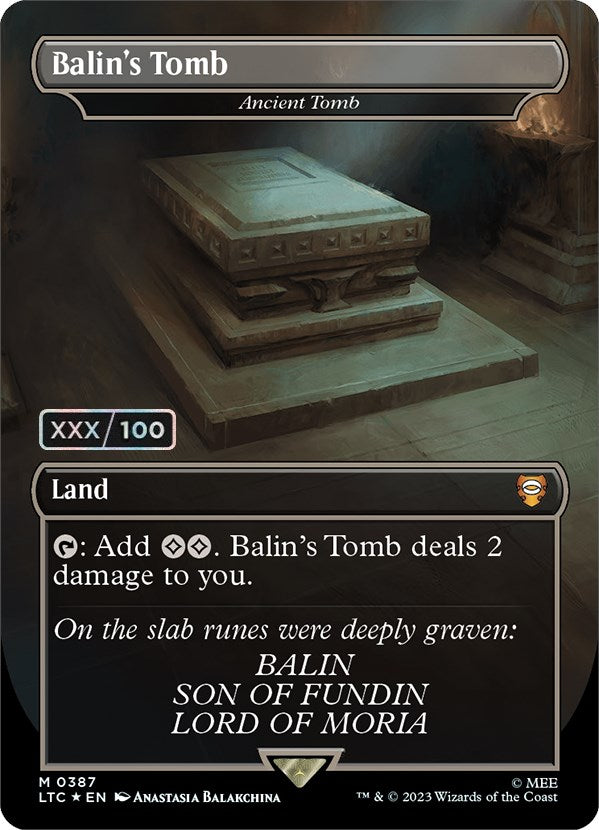 Balin's Tomb - Ancient Tomb (Serialized) [The Lord of the Rings: Tales of Middle-Earth Commander] | The Clever Kobold