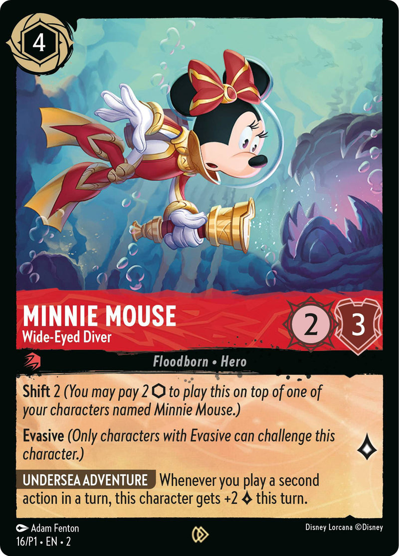 Minnie Mouse - Wide-Eyed Diver
