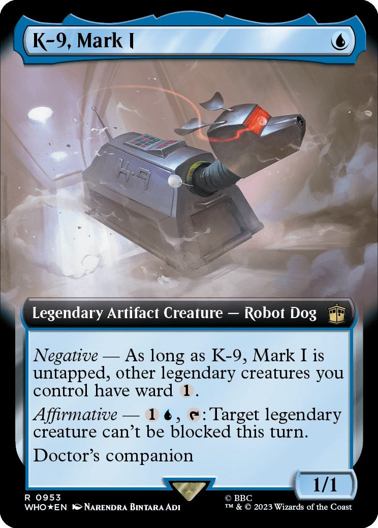 K-9, Mark I (Extended Art) (Surge Foil) [Doctor Who] | The Clever Kobold