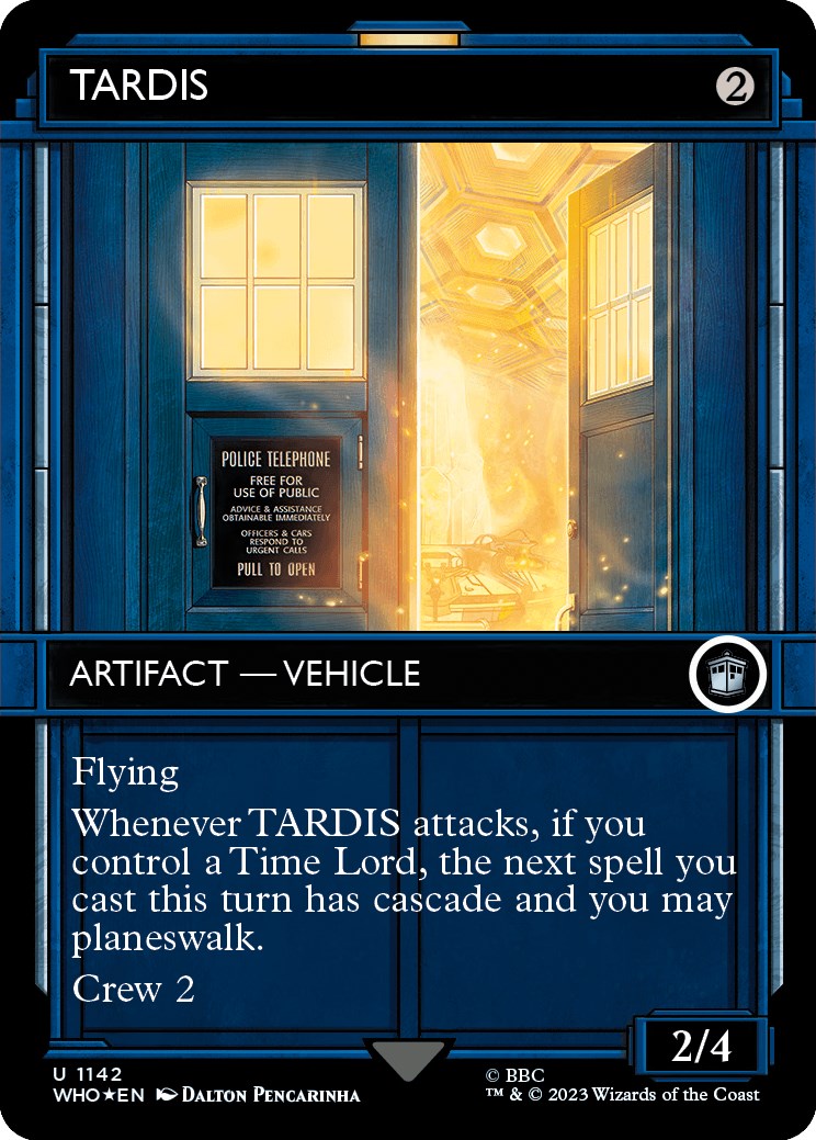 TARDIS (Showcase) (Surge Foil) [Doctor Who] | The Clever Kobold