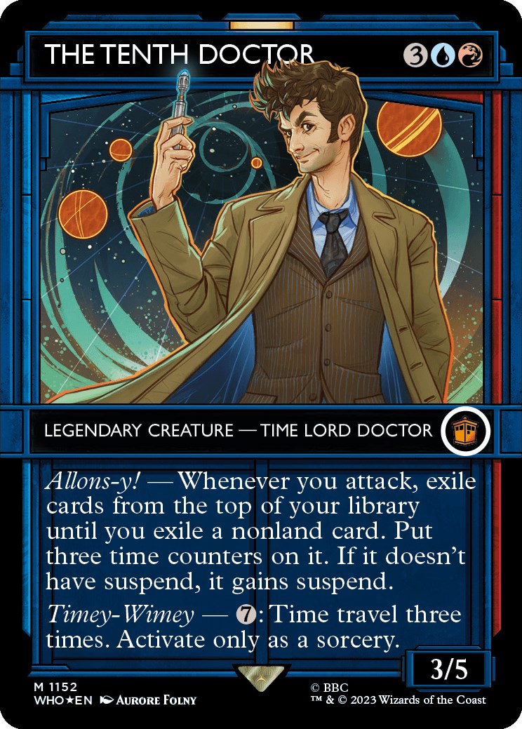 The Tenth Doctor (Showcase) (Surge Foil) [Doctor Who] | The Clever Kobold