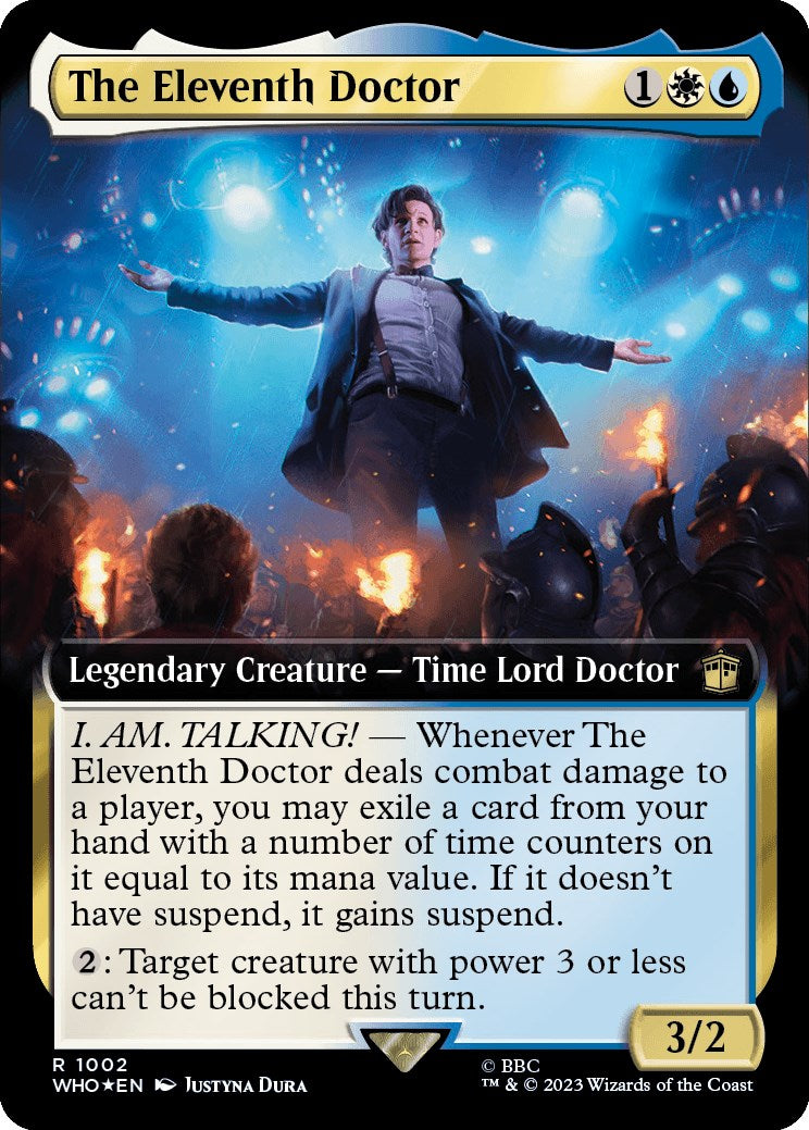 The Eleventh Doctor (Extended Art) (Surge Foil) [Doctor Who] | The Clever Kobold