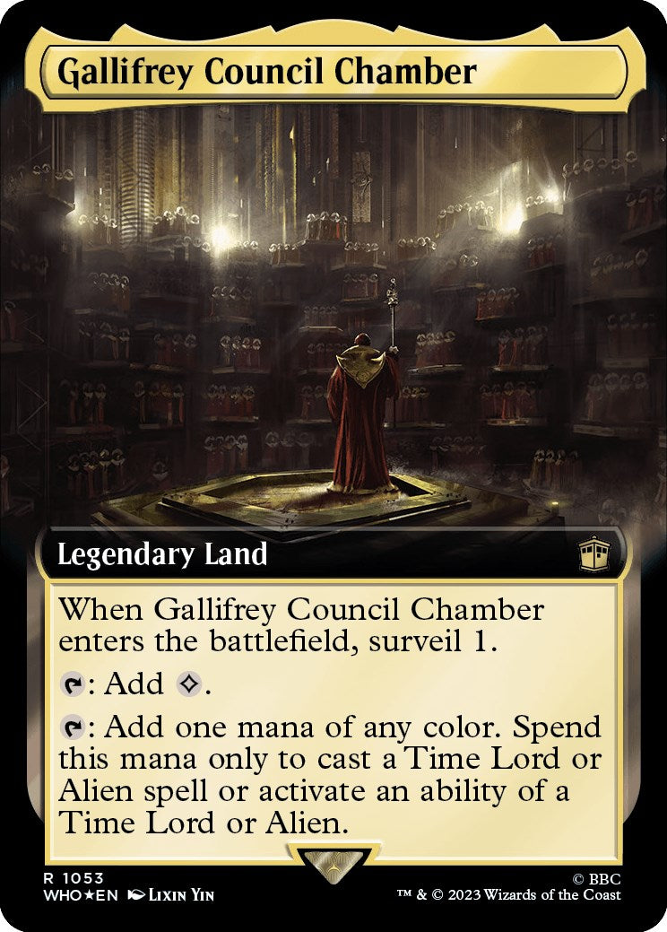 Gallifrey Council Chamber (Extended Art) (Surge Foil) [Doctor Who] | The Clever Kobold