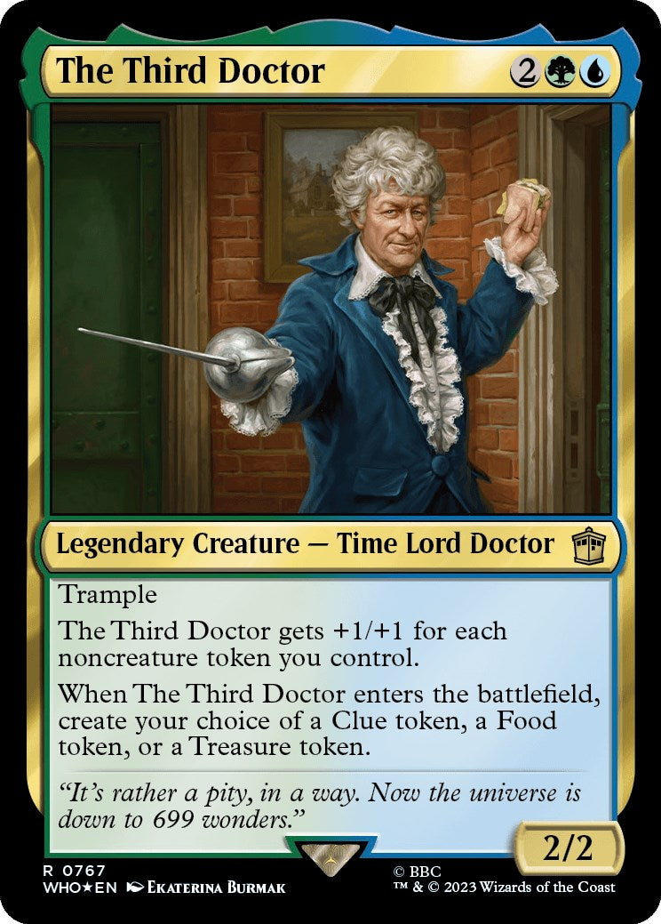 The Third Doctor (Surge Foil) [Doctor Who] | The Clever Kobold