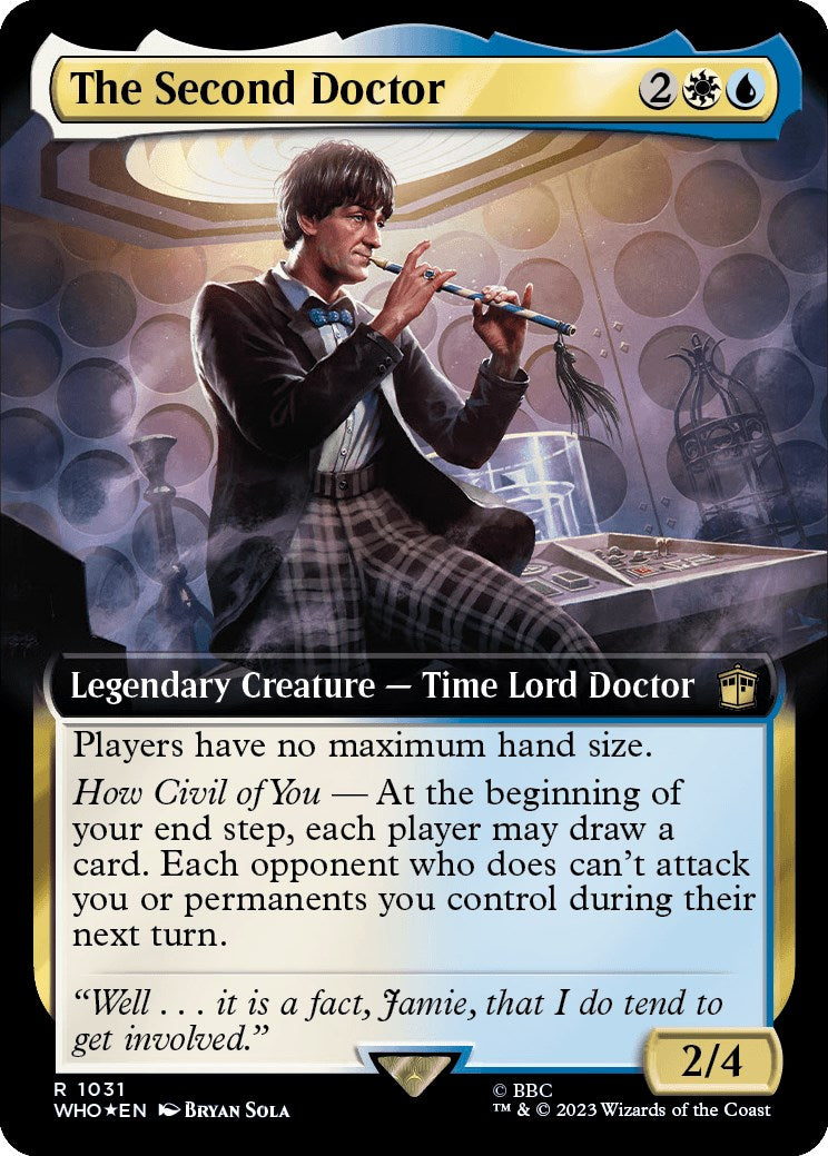 The Second Doctor (Extended Art) (Surge Foil) [Doctor Who] | The Clever Kobold