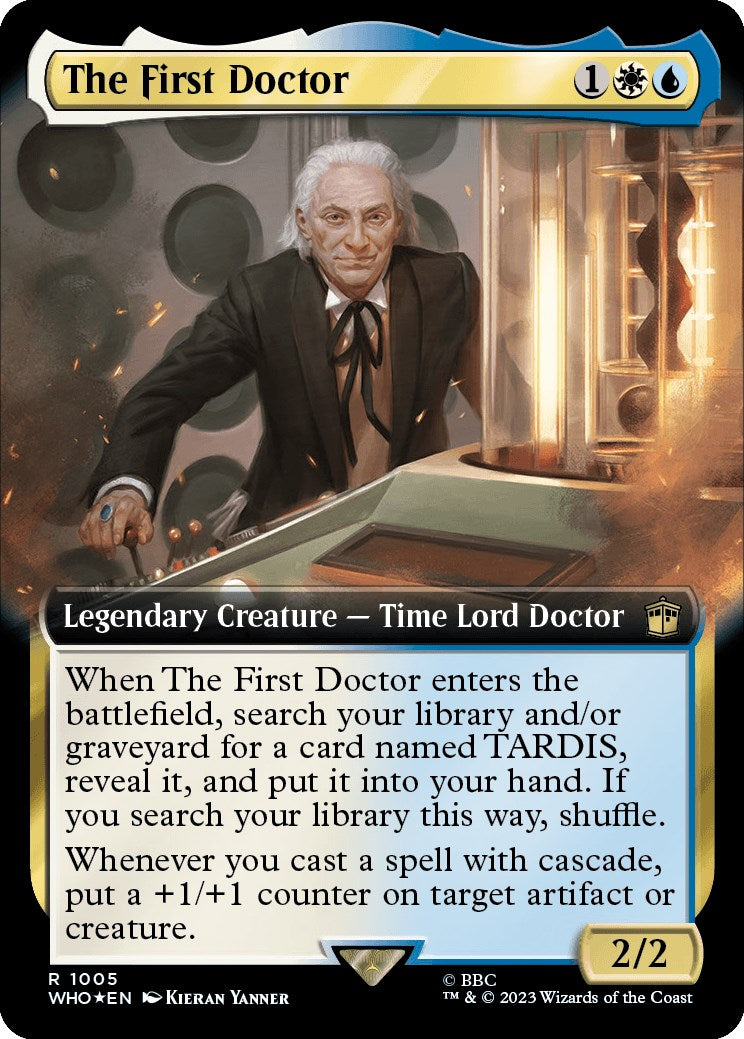 The First Doctor (Extended Art) (Surge Foil) [Doctor Who] | The Clever Kobold