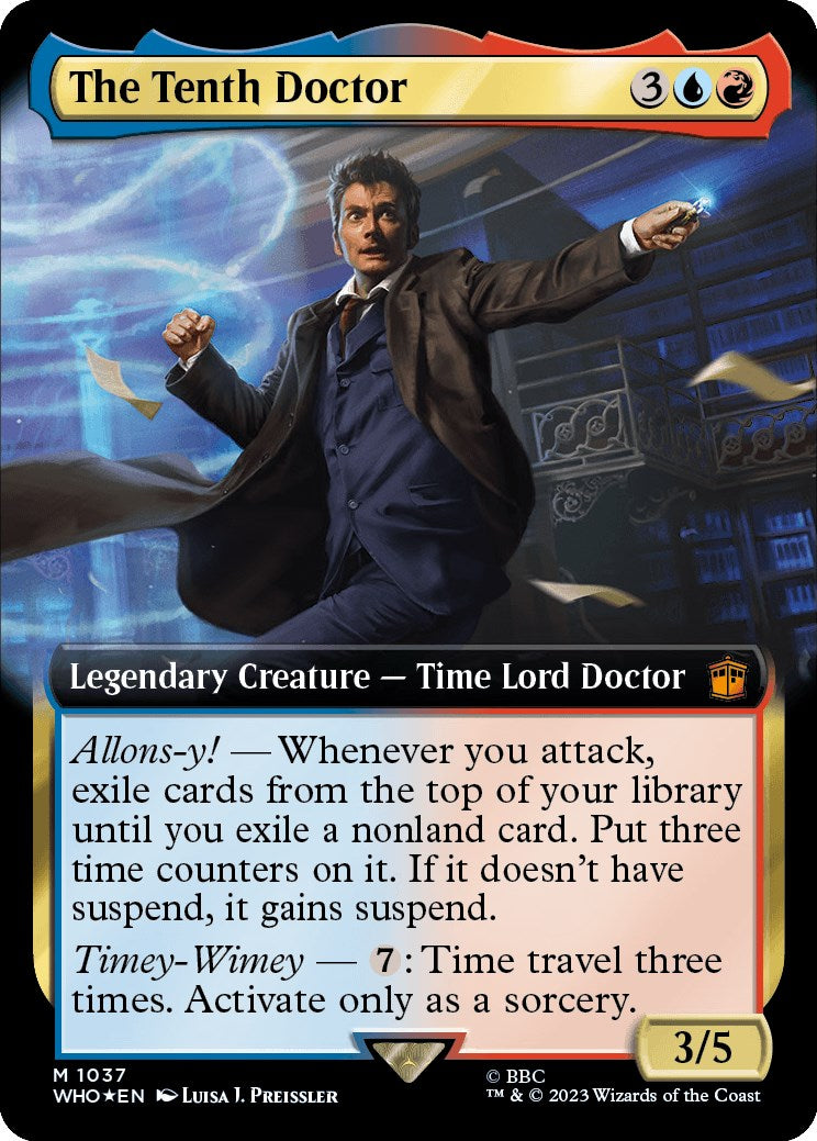 The Tenth Doctor (Extended Art) (Surge Foil) [Doctor Who] | The Clever Kobold