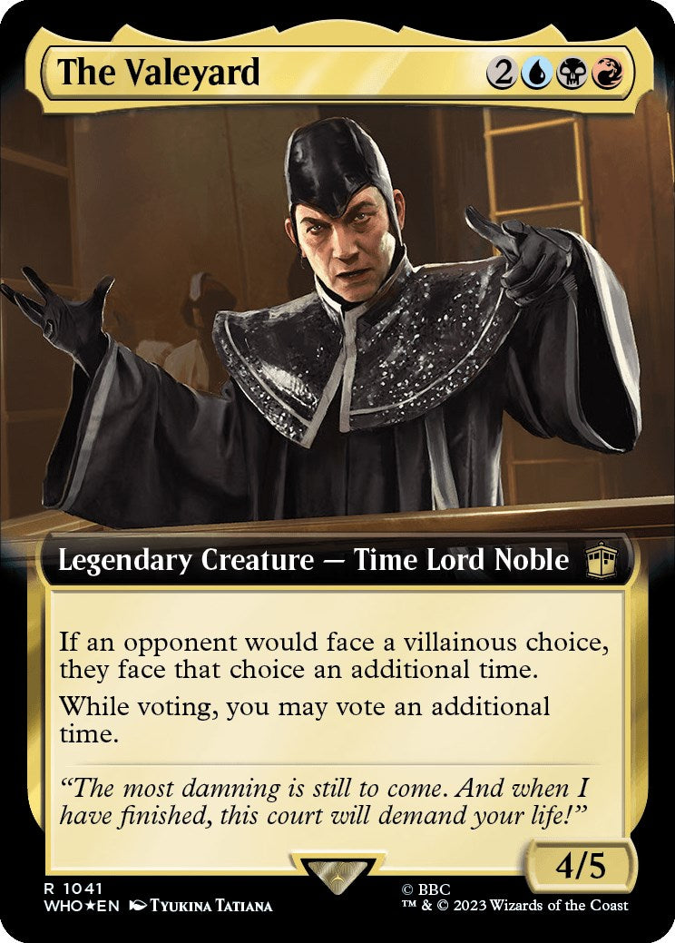 The Valeyard (Extended Art) (Surge Foil) [Doctor Who] | The Clever Kobold