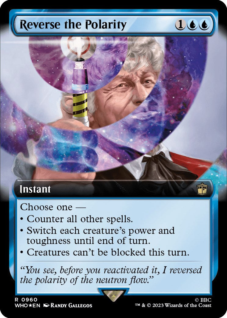 Reverse the Polarity (Extended Art) (Surge Foil) [Doctor Who] | The Clever Kobold