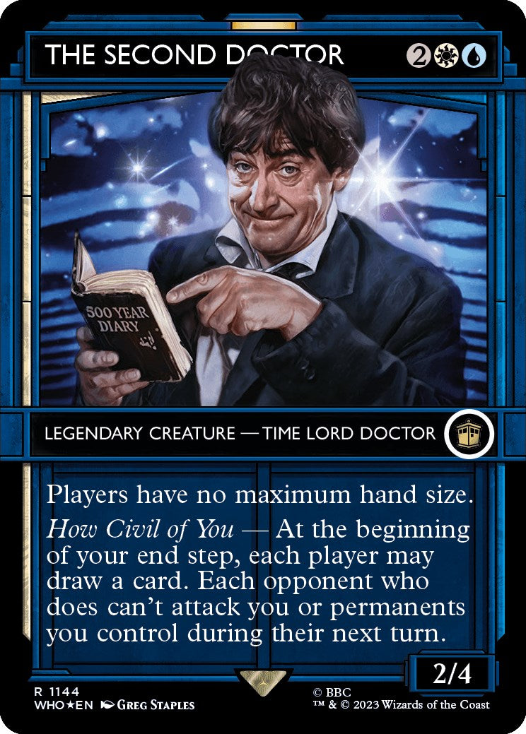 The Second Doctor (Showcase) (Surge Foil) [Doctor Who] | The Clever Kobold